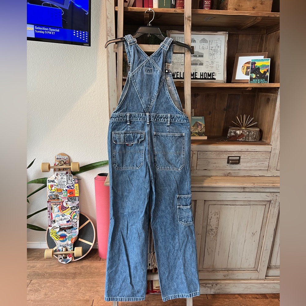 Vintage Calvin Klein CK jeans Y2K baggy overalls size small - Picture 6 of 15